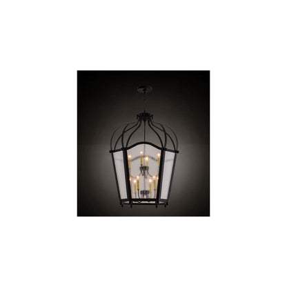Citadel 10 Light 33" Wide Taper Candle Pendant