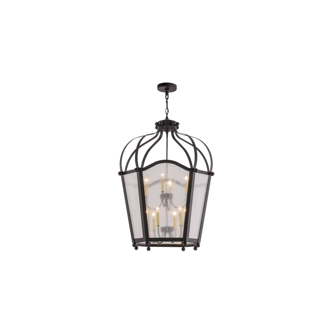 Citadel 10 Light 33" Wide Taper Candle Pendant