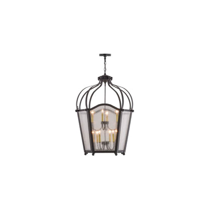 Citadel 10 Light 33" Wide Taper Candle Pendant