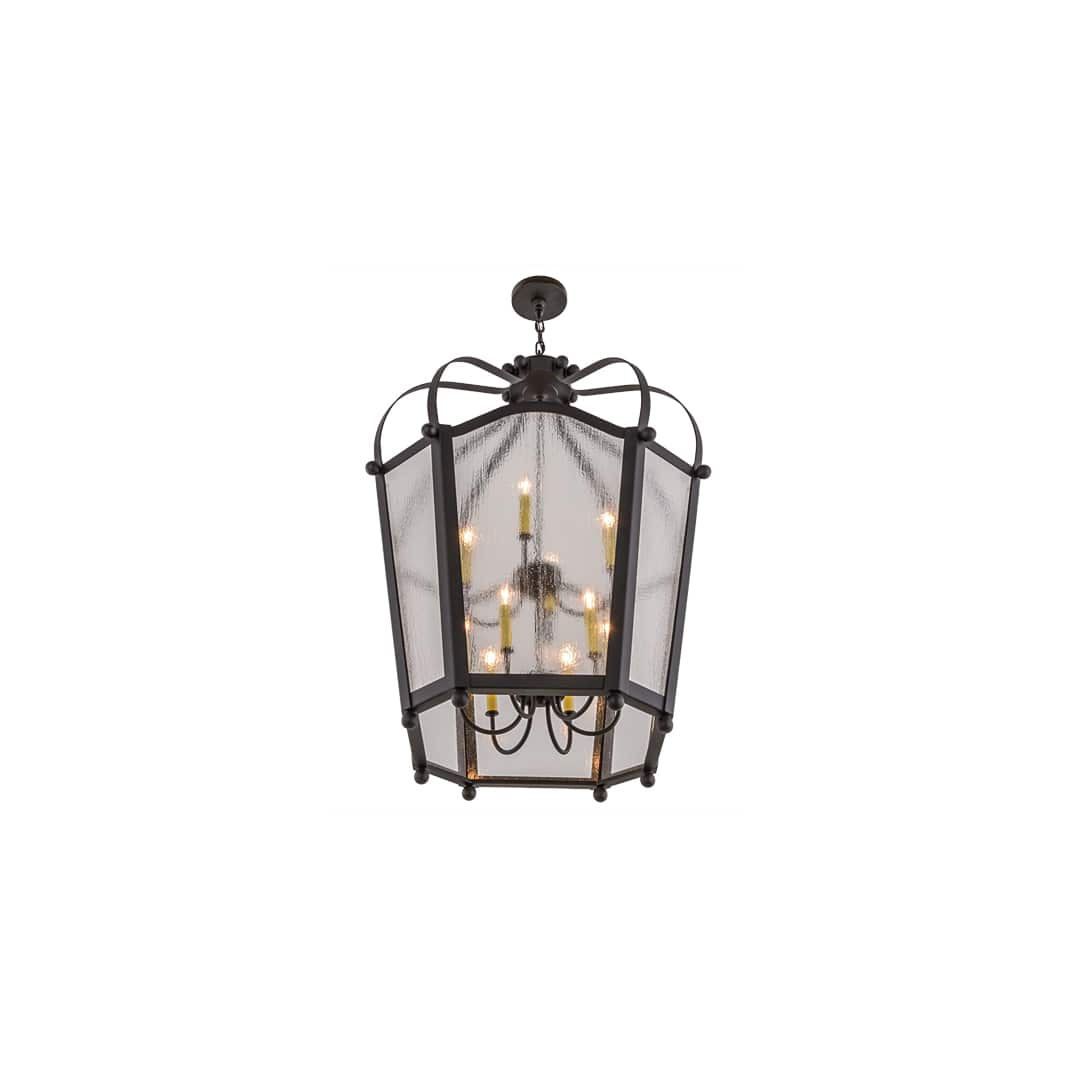 Citadel 10 Light 33" Wide Taper Candle Pendant