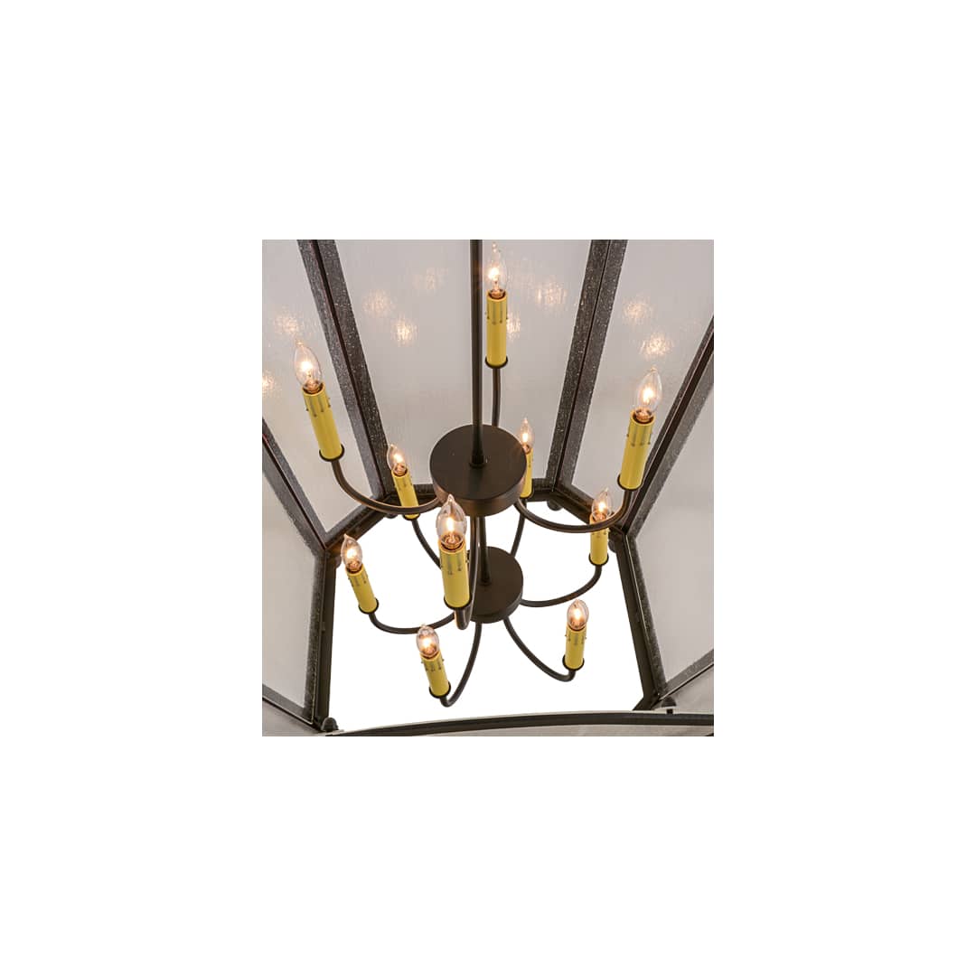 Citadel 10 Light 33" Wide Taper Candle Pendant