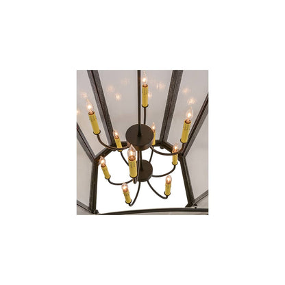 Citadel 10 Light 33" Wide Taper Candle Pendant