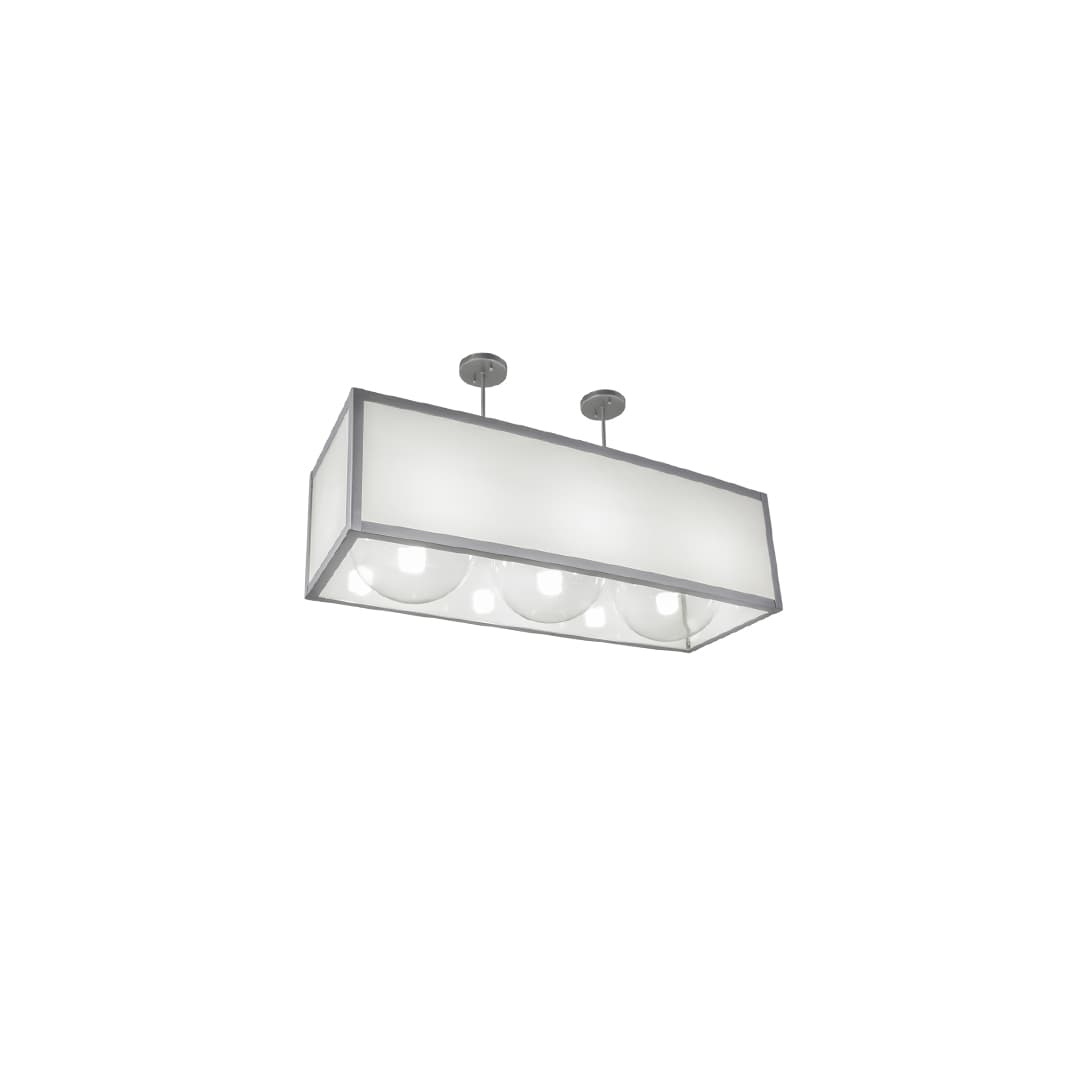 Convex 3 Light 17" Wide Linear Pendant