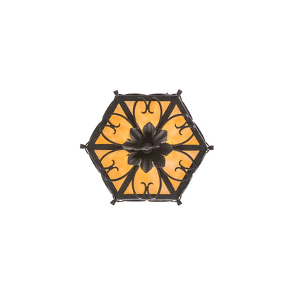 Radha 11" Wide Semi-Flush Drum Ceiling Fixture