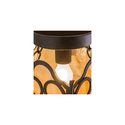 Radha 11" Wide Semi-Flush Drum Ceiling Fixture