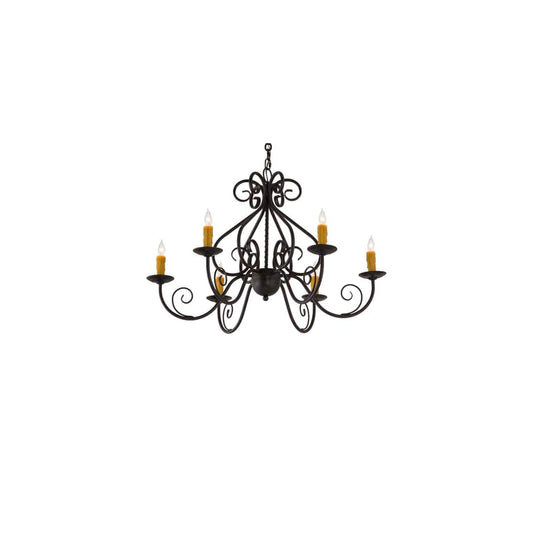 Jenna 6 Light 36" Wide Taper Candle Style Chandelier