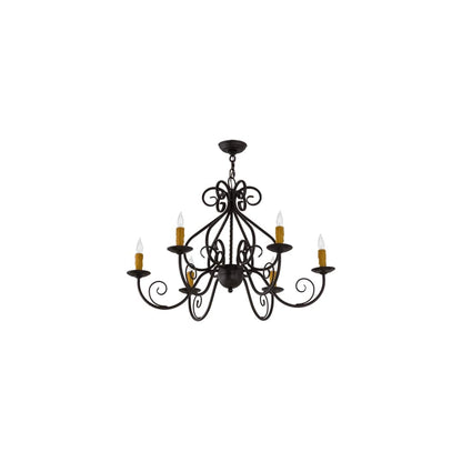 Jenna 6 Light 36" Wide Taper Candle Style Chandelier