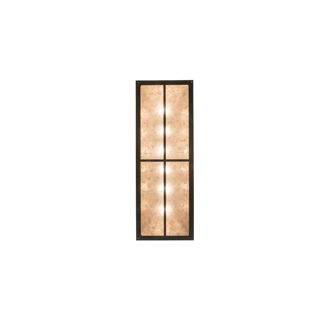 Tri-Panel 6 Light 17" Wide Linear Pendant