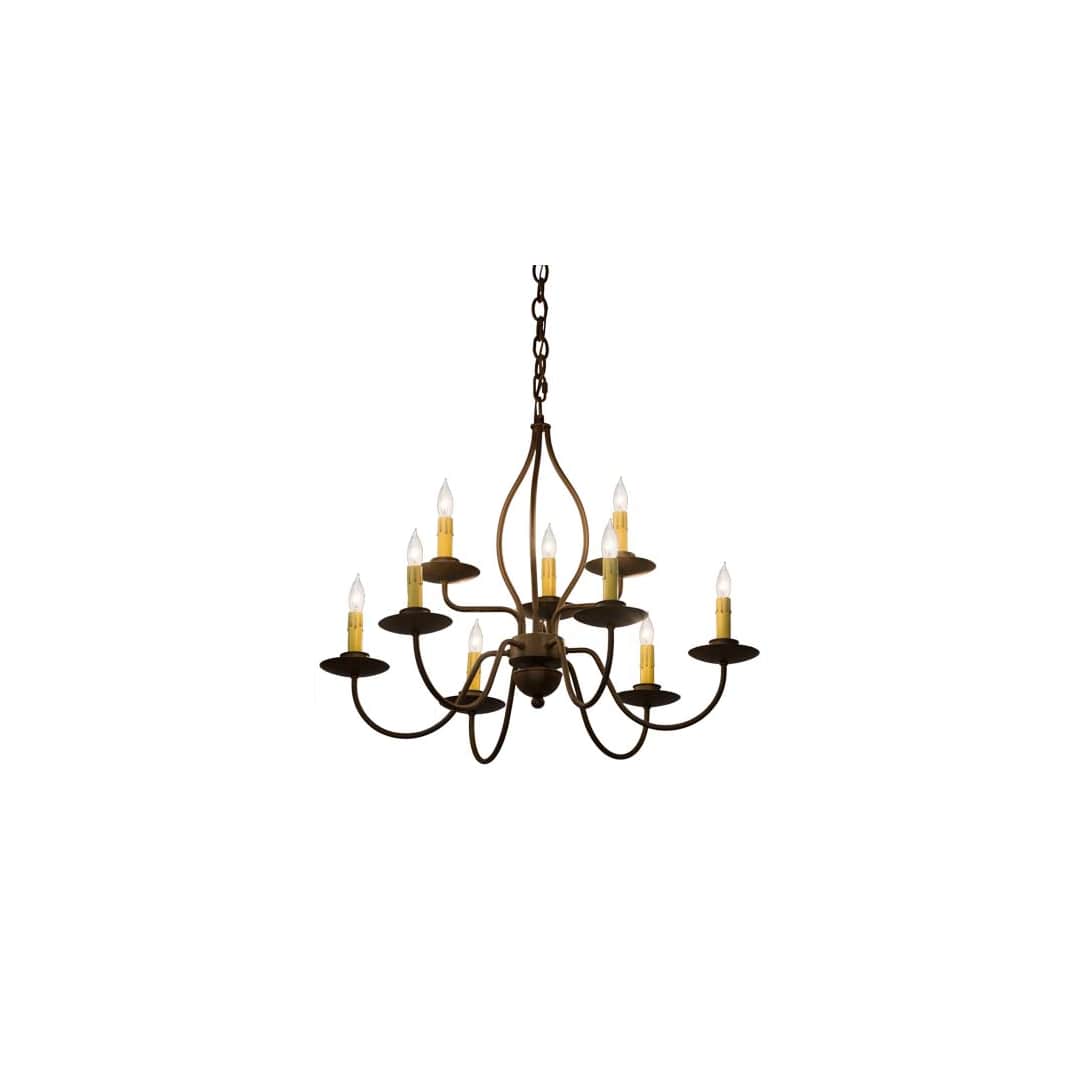 Earl 9 Light 28" Wide Taper Candle Style Chandelier