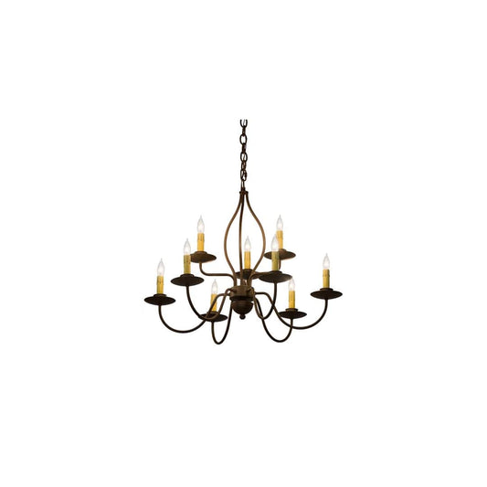 Earl 9 Light 28" Wide Taper Candle Style Chandelier