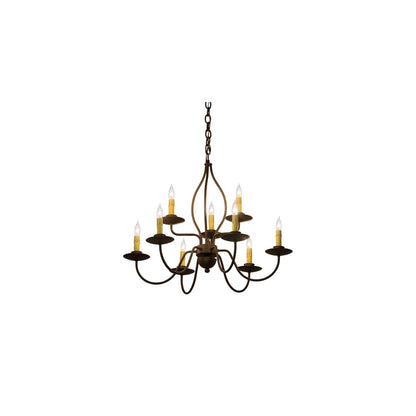 Earl 9 Light 28" Wide Taper Candle Style Chandelier