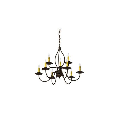 Earl 9 Light 28" Wide Taper Candle Style Chandelier