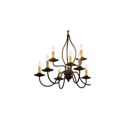 Earl 9 Light 28" Wide Taper Candle Style Chandelier