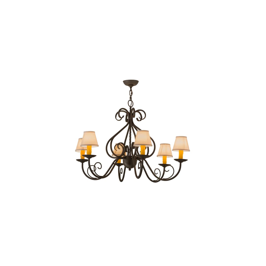 Jenna 6 Light 37" Wide Chandelier