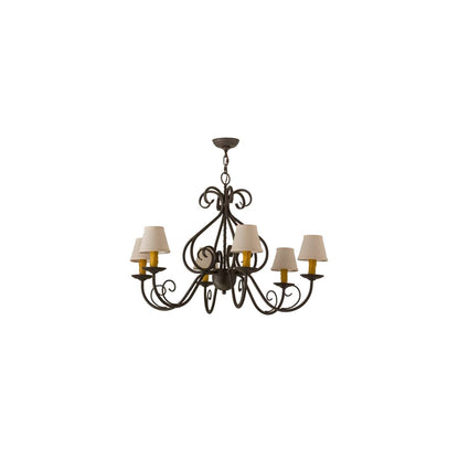 Jenna 6 Light 37" Wide Chandelier