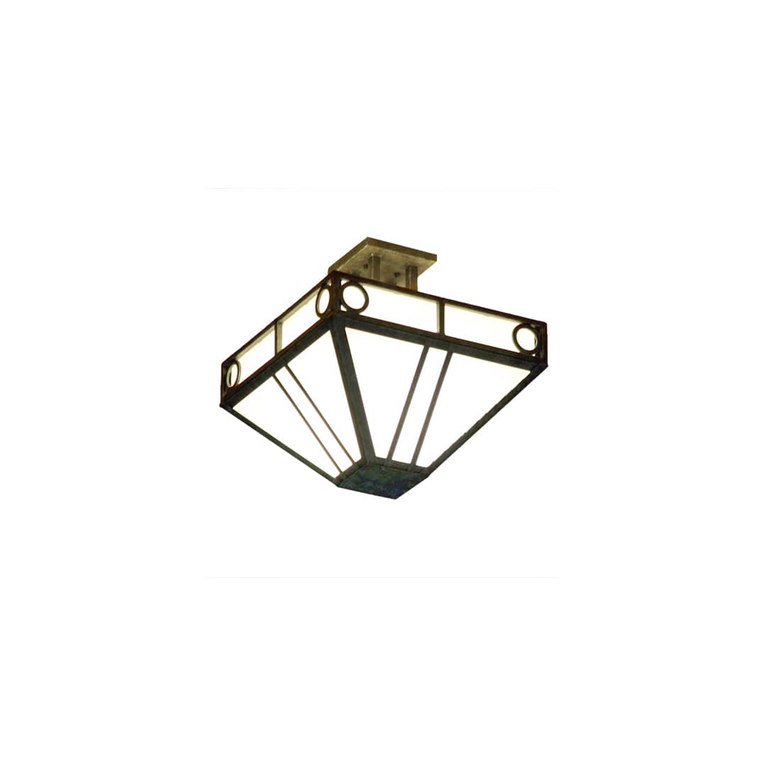 Mission Chic 4 Light 18" Wide Semi-Flush Ceiling Fixture