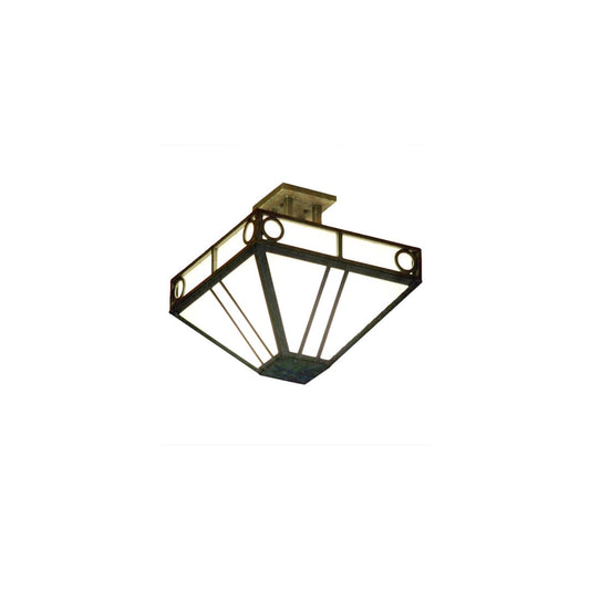 Mission Chic 4 Light 18" Wide Semi-Flush Ceiling Fixture