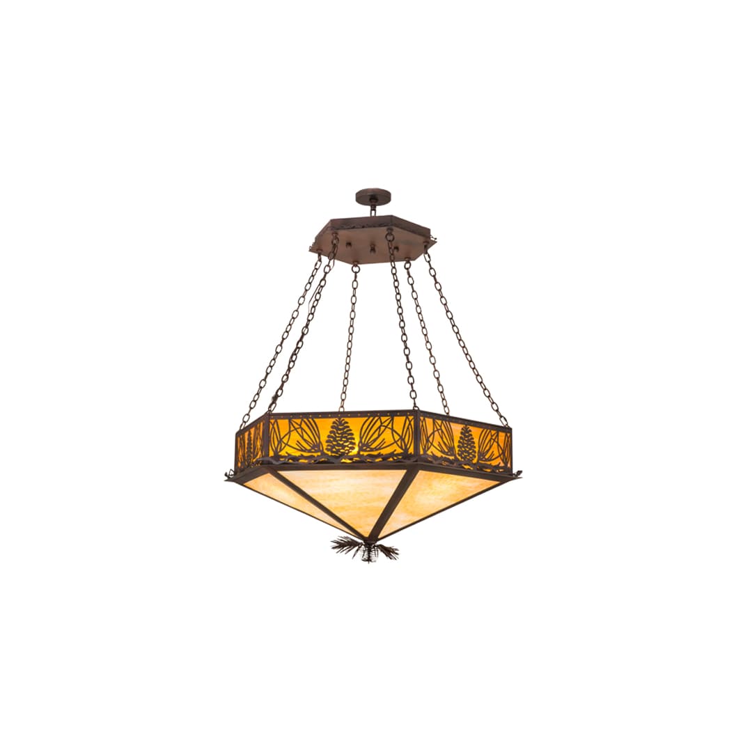 Mountain Pine 6 Light 51" Wide Pendant