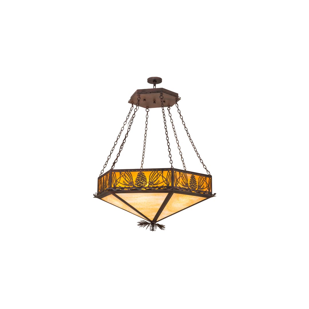 Mountain Pine 6 Light 51" Wide Pendant