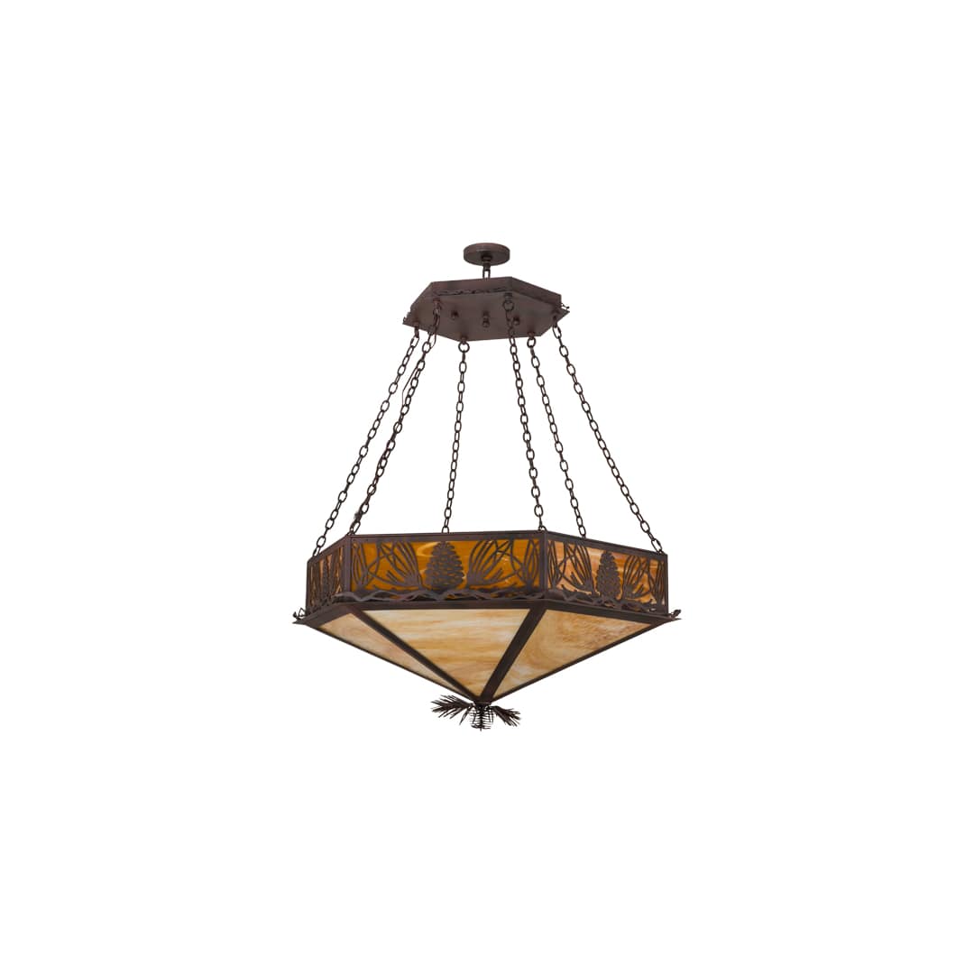 Mountain Pine 6 Light 51" Wide Pendant