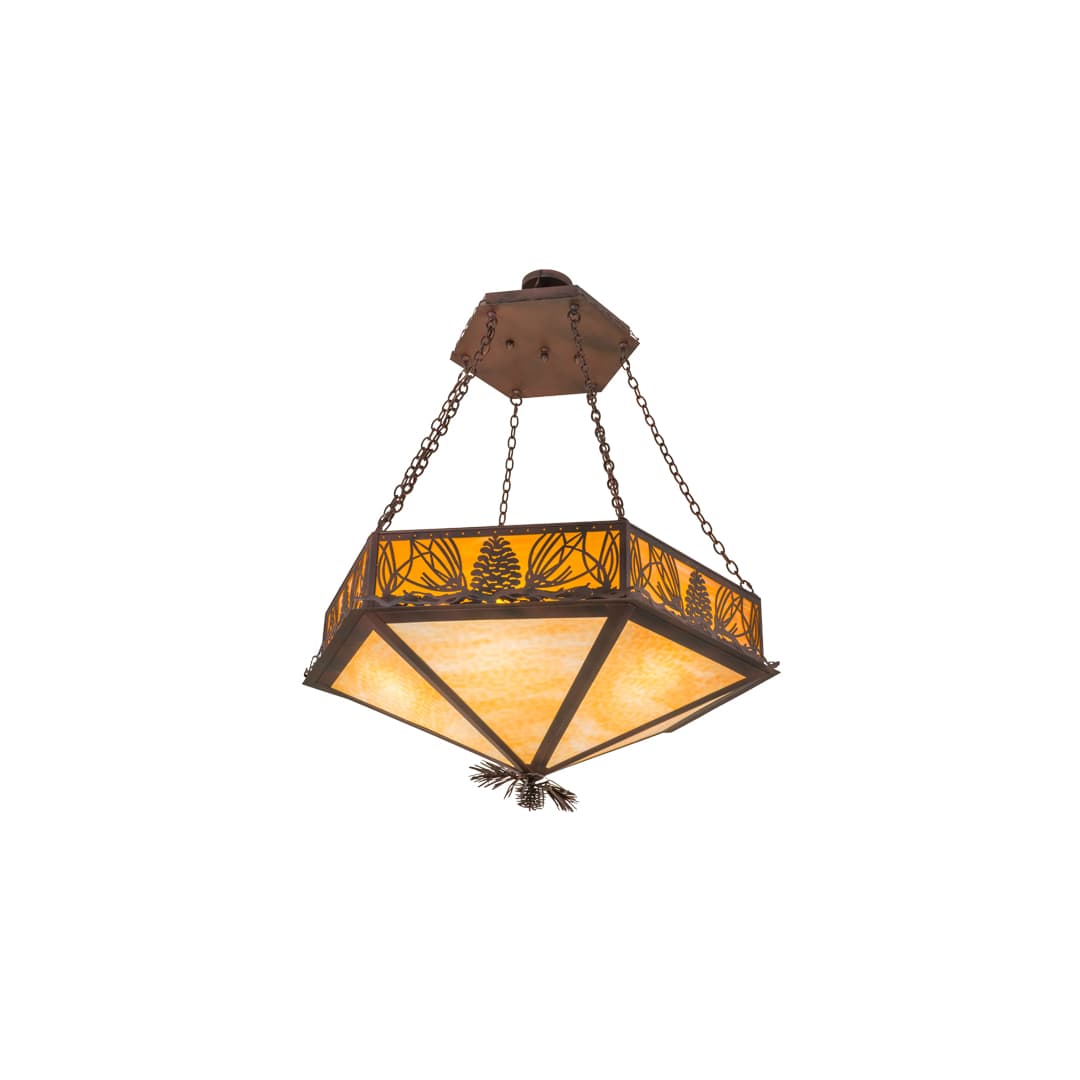 Mountain Pine 6 Light 51" Wide Pendant