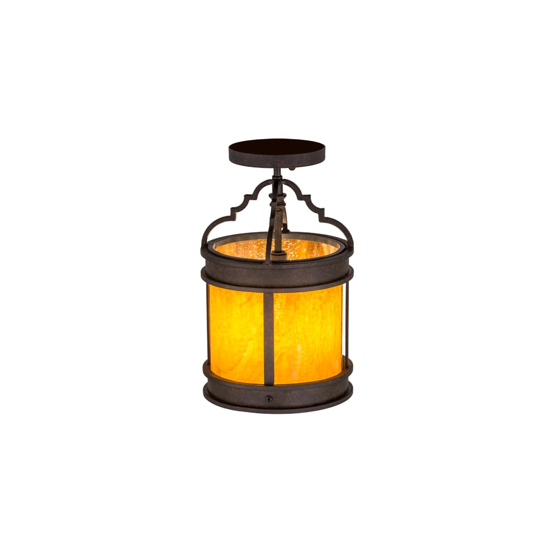 Wyant 8" Wide Semi-Flush Ceiling Fixture