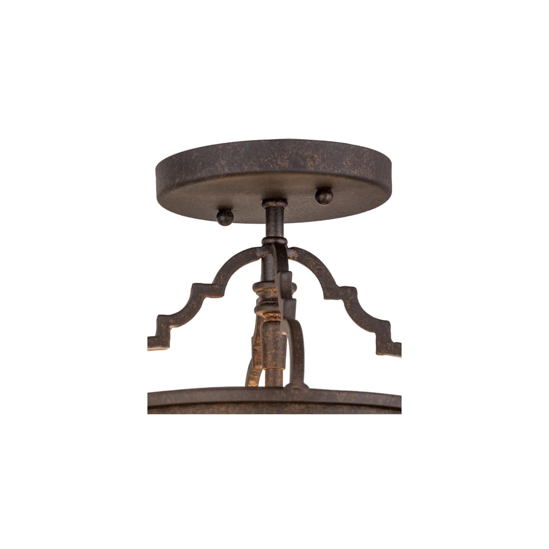 Wyant 8" Wide Semi-Flush Ceiling Fixture