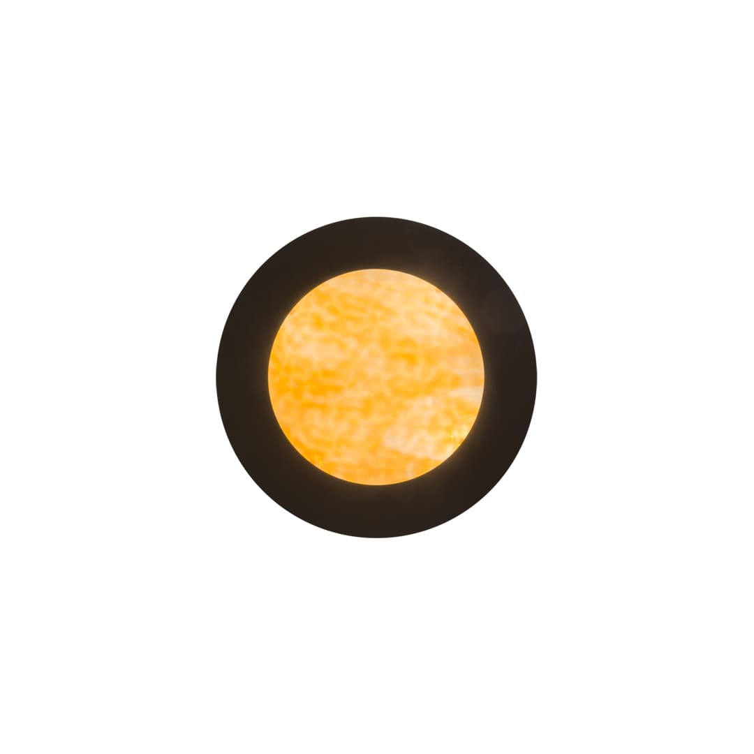 Pomona 4 Light 18" Wide Semi-Flush Drum Ceiling Fixture with Beige Glass Shade - Craftsman Brown Finish