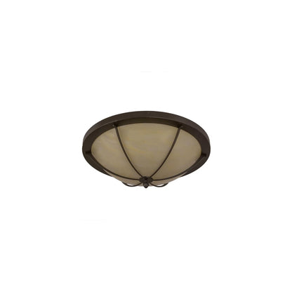 Dominga 6 Light 30" Wide Flush Mount Bowl Ceiling Fixture - Timeless Bronze Finish