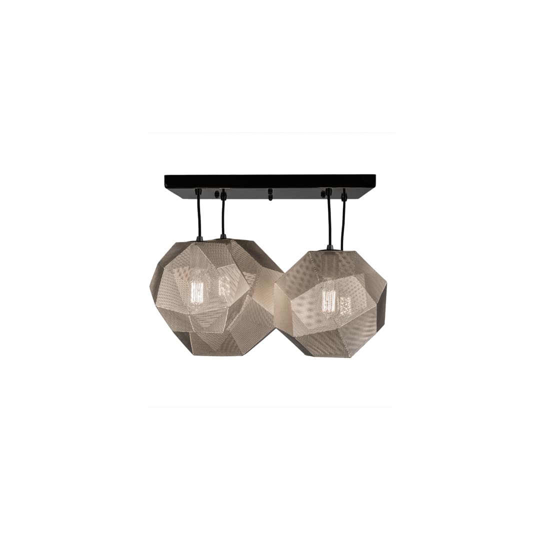 Nidos Struttura 4 Light 30" Wide Abstract Multi Light Pendant