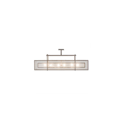 Nelson 6 Light 12" Wide Linear Pendant