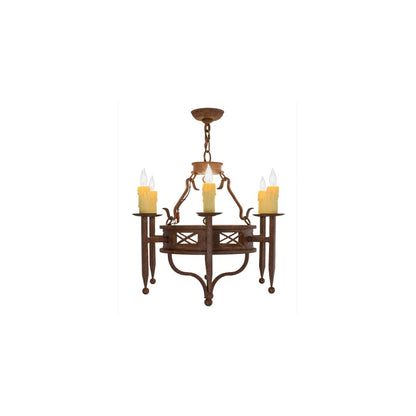 Jasmine 6 Light 24" Wide Taper Candle Style Chandelier