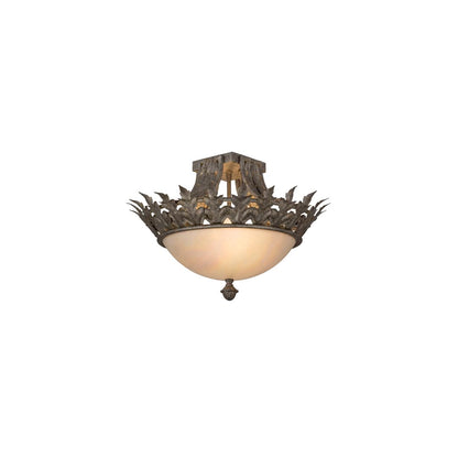 Hampton 2 Light 16" Wide Semi-Flush Bowl Ceiling Fixture