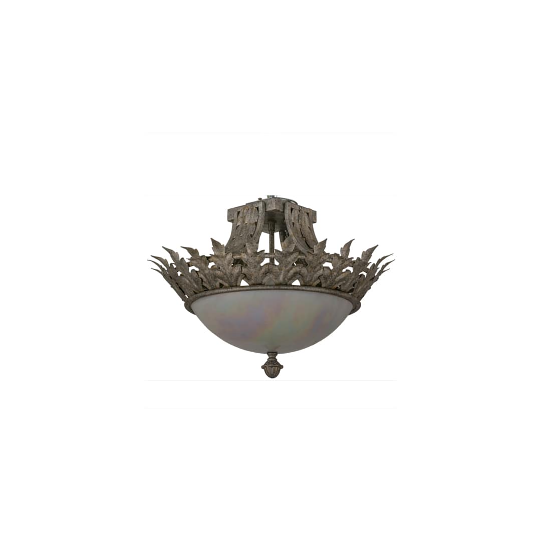 Hampton 2 Light 16" Wide Semi-Flush Bowl Ceiling Fixture