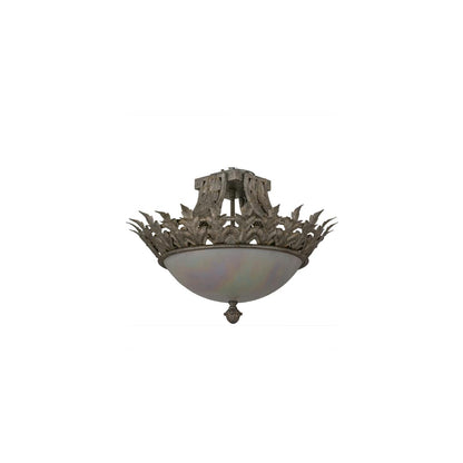 Hampton 2 Light 16" Wide Semi-Flush Bowl Ceiling Fixture