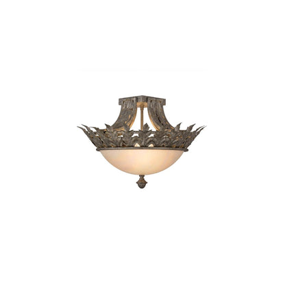 Hampton 2 Light 16" Wide Semi-Flush Bowl Ceiling Fixture