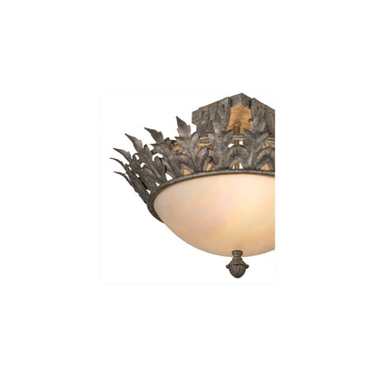 Hampton 2 Light 16" Wide Semi-Flush Bowl Ceiling Fixture