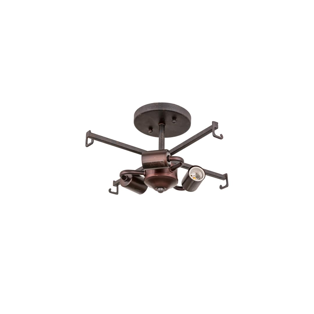 Radha 3 Light 16" Wide Semi-Flush Drum Ceiling Fixture