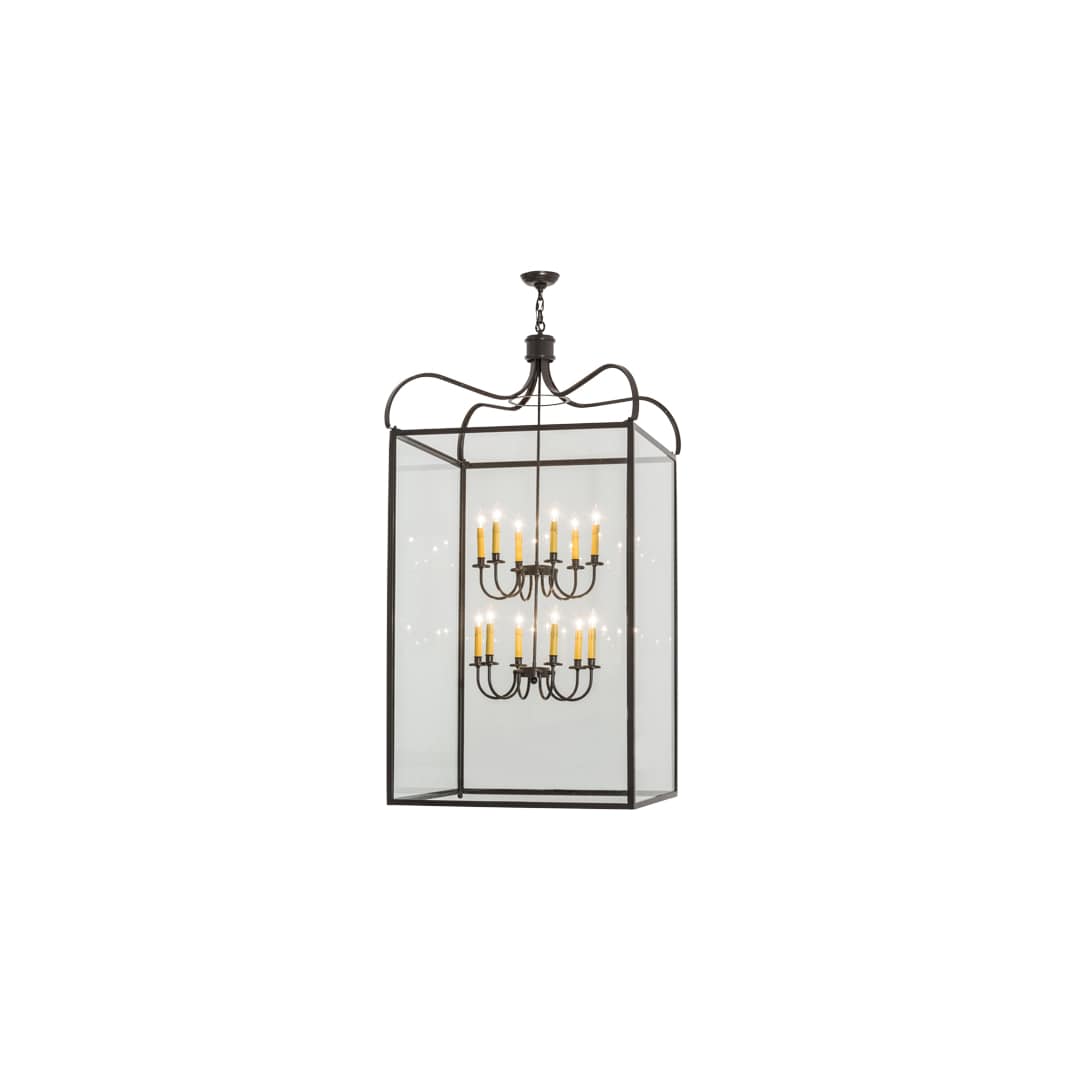 Rennes 12 Light 43" Wide Taper Candle Pendant