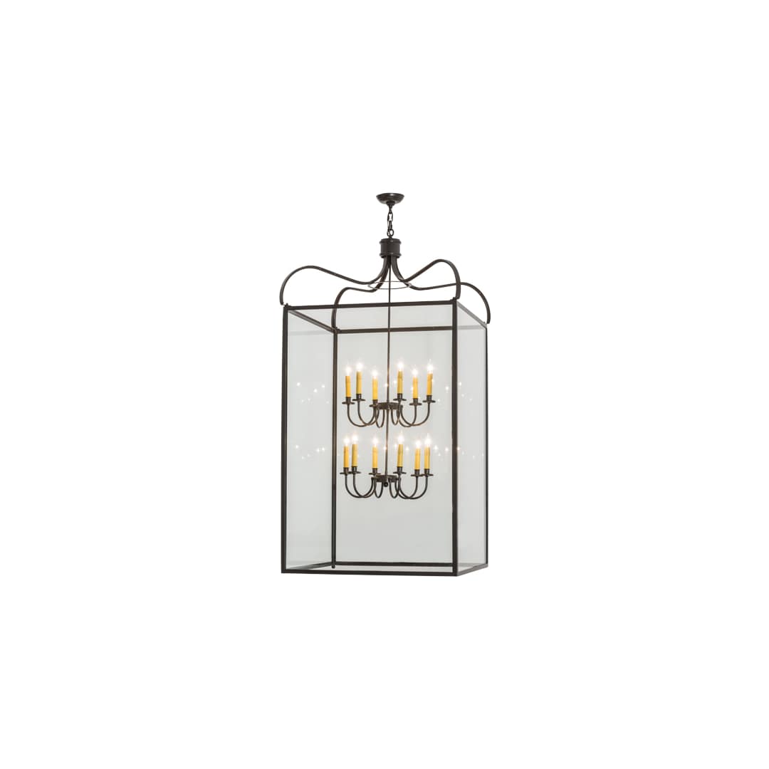 Rennes 12 Light 43" Wide Taper Candle Pendant