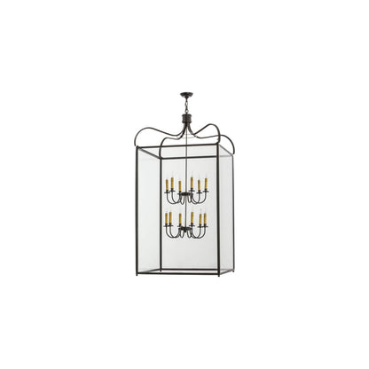 Rennes 12 Light 43" Wide Taper Candle Pendant