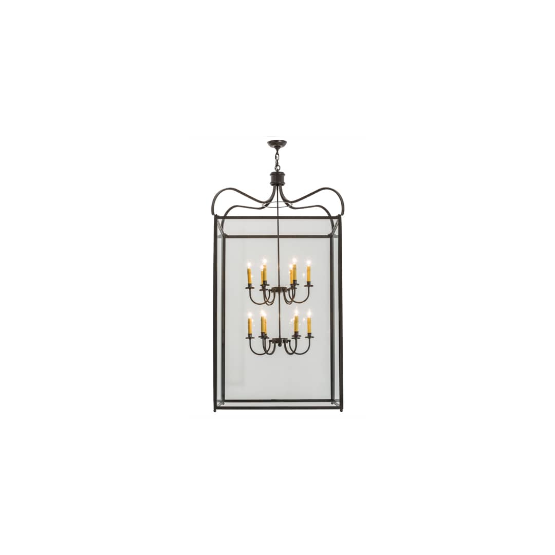 Rennes 12 Light 43" Wide Taper Candle Pendant