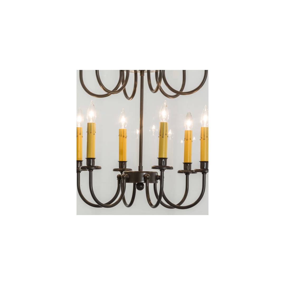 Rennes 12 Light 43" Wide Taper Candle Pendant