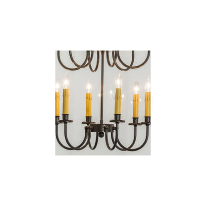 Rennes 12 Light 43" Wide Taper Candle Pendant