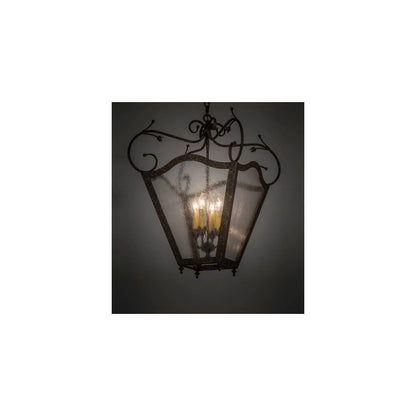 Terena 4 Light 27" Wide Taper Candle Pendant
