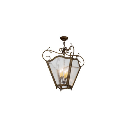 Terena 4 Light 27" Wide Taper Candle Pendant
