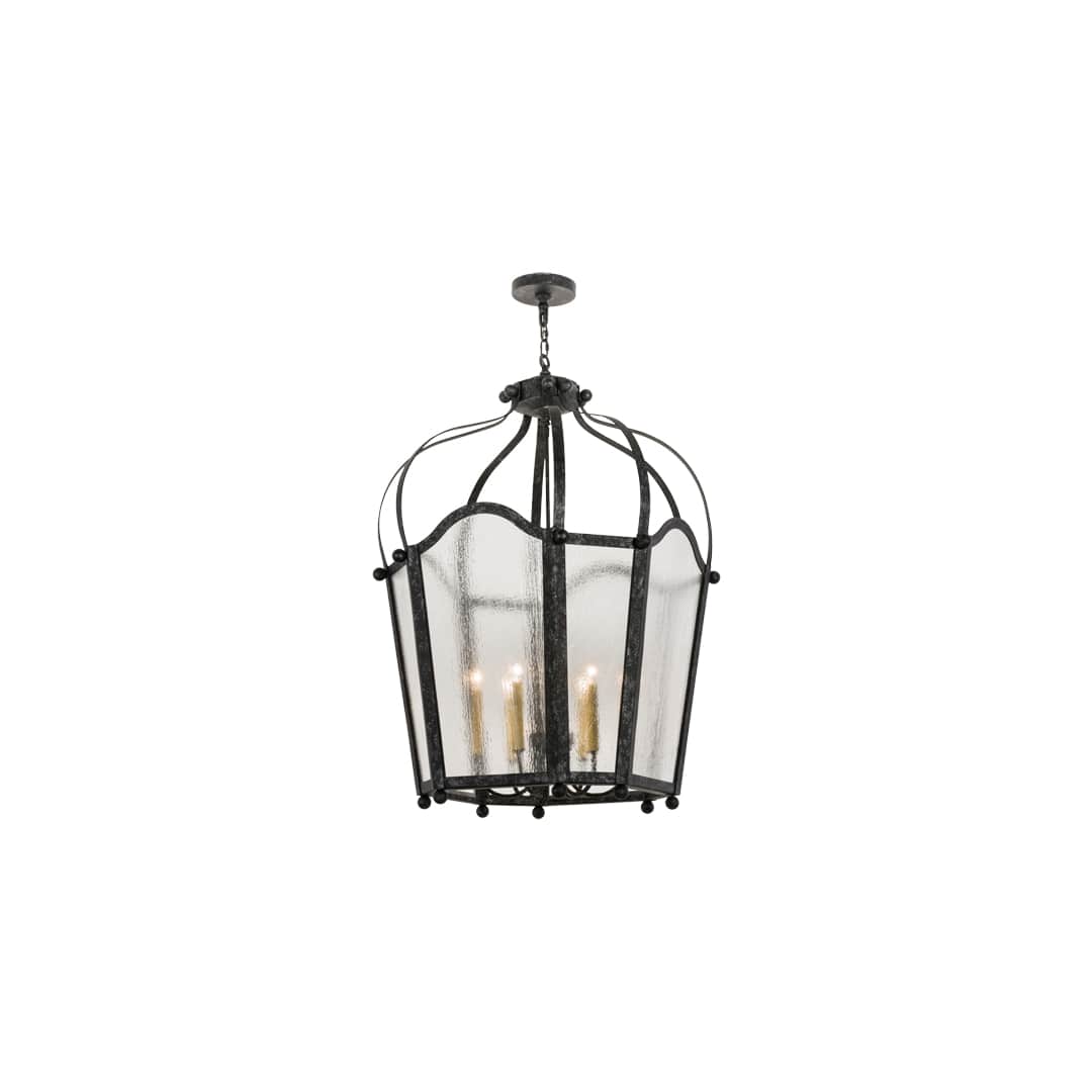 Citadel 6 Light 32" Wide Taper Candle Pendant