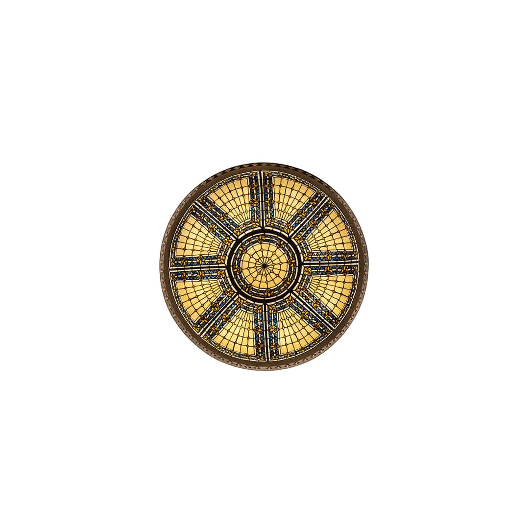 Fleur-de-lis 8 Light 44" Wide Semi-Flush Bowl Ceiling Fixture