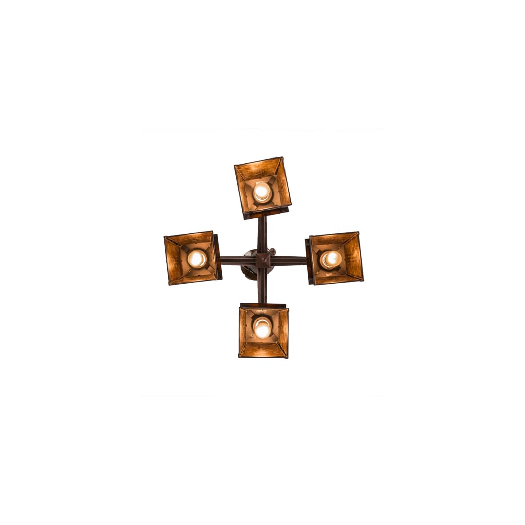 Prairie Loft 4 Light 28" Wide Chandelier