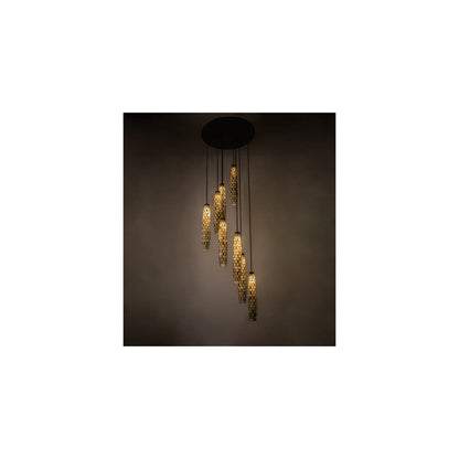 Checkers 8 Light 48" Wide Multi Light Pendant